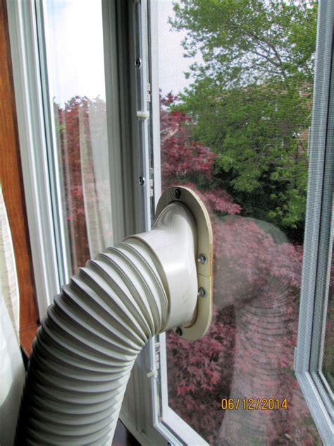 With a partner, lift the a/c and slowly push it through the window opening and onto the platform assembly. casement window adapter - Shopsmith Forums