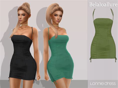 Belaloallure Lonnie Dress By Belal1997 From Tsr • Sims 4 Downloads