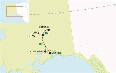 Whittier To Fairbanks By Train Gonorth Alaska