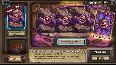 How To Get 13 Free Packs From Hearthstones Whispers Of