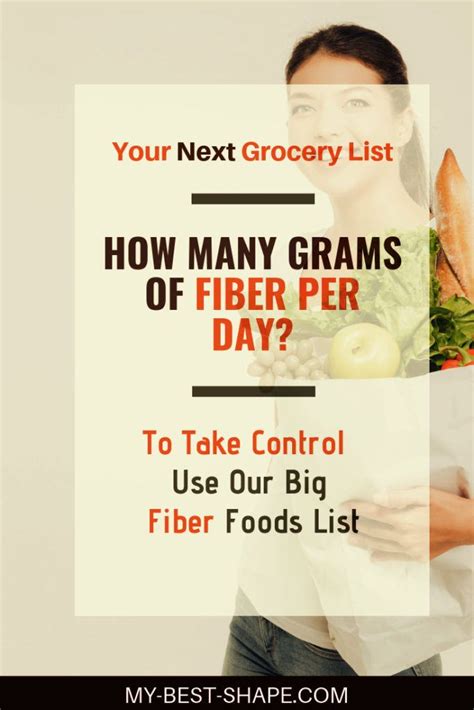 Everything you need to know about how much fiber per day? How Many Grams Of Fiber Per Day? Fiber List (With images ...