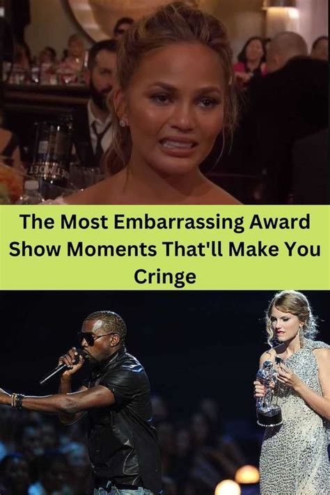 the most embarrassing award show moments that ll make you cringe in this moment how to