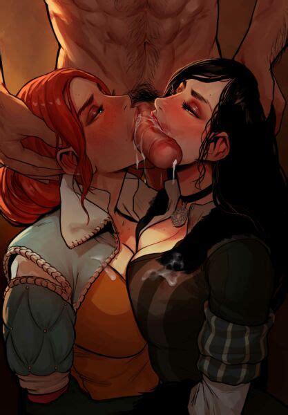 Geralt S Good End With Yennefer And Triss Cherry Gig The Witcher