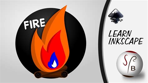 create fire graphic using inkscape tutorial youtube