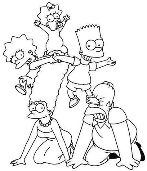 Cool Bart Simpson Coloring Pages Coloring Cool