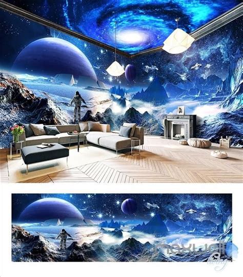 Star Starry Space The Entire Room Wallpaper Wall Mural Decal Idcqw