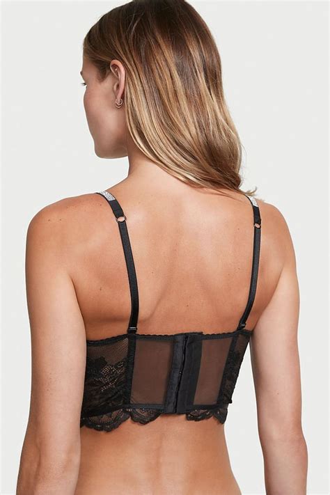 Buy Victorias Secret Bombshell Add 2 Cups Shine Strap Corset Bra Top From The Victorias Secret