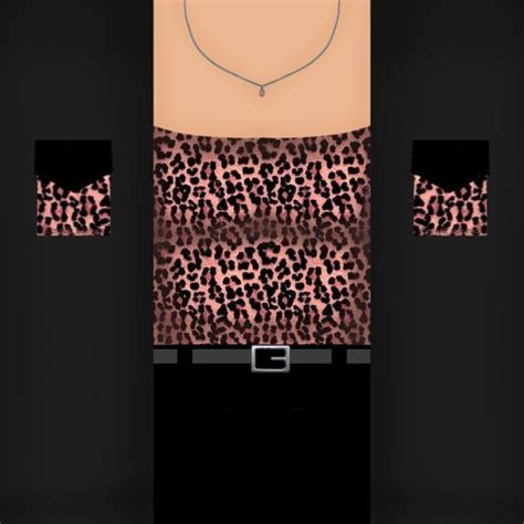 Leopard Pink Top Aesthetic In 2021 Roblox Shirt Roblox T Shirts