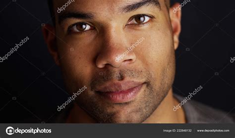 Handsome Black Man Looking Camera Stock Photo By ©mark