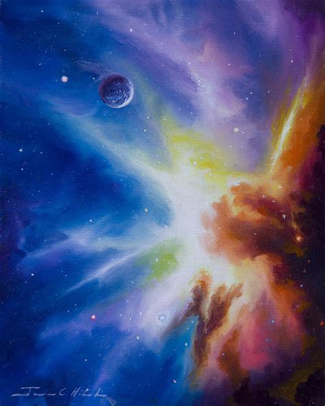 Orion Nebula Painting By James Christopher Hill Fine Art America