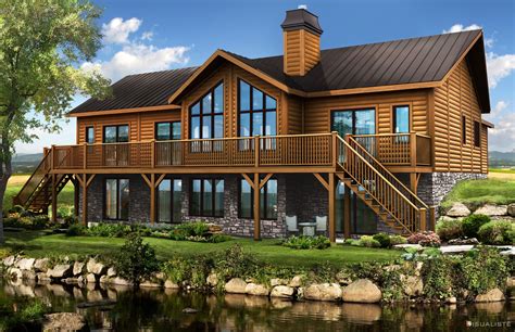 Log Cabins Exterior Pictures Timber Block Log Home Floor Plan Friday