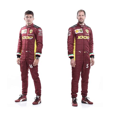 Ferrari Unveils Special Racing Suits For Their 1000th F1 Race In Mugello