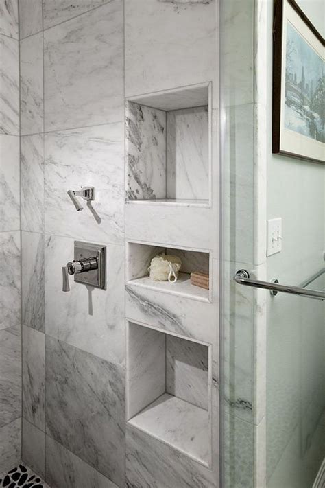48 Unique Shower Niche Ideas That Organized Your Bathroom To Try In