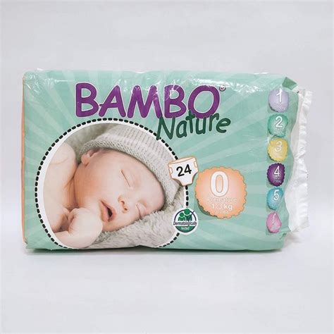 Bambo Nature Premature Size 0 1 3kg Diapers Newborn Diapers