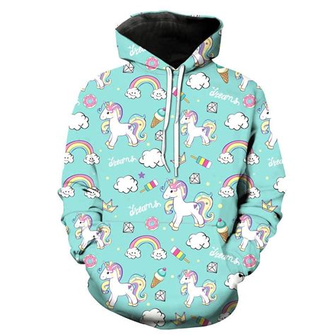 Baby Unicorn Rainbow Hoodie Unicorn Hoodie Girl Sweatshirts