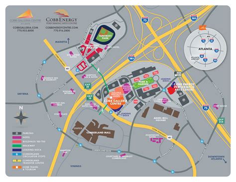 Atlanta Braves Parking Map Zoning Map