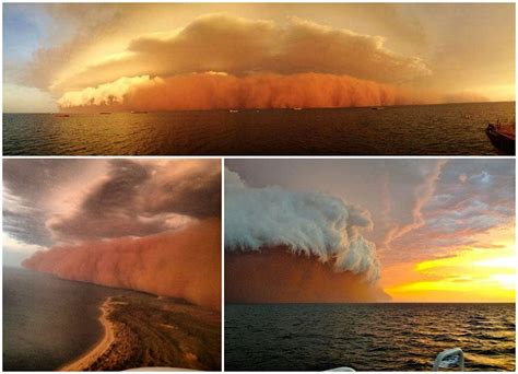 Freakish Dust Storm On The West Coast Of Australia Freeyork