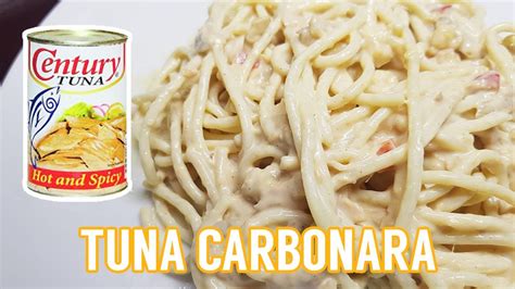 Tuna Carbonara Easy Recipe Youtube