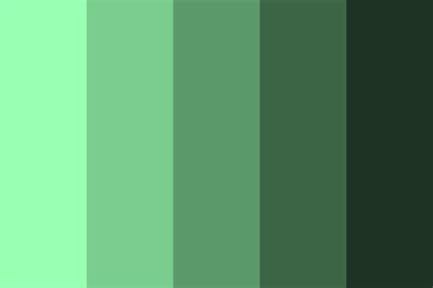 Shades Of Mint Green Color Palette Green Colour Palette Mint Color