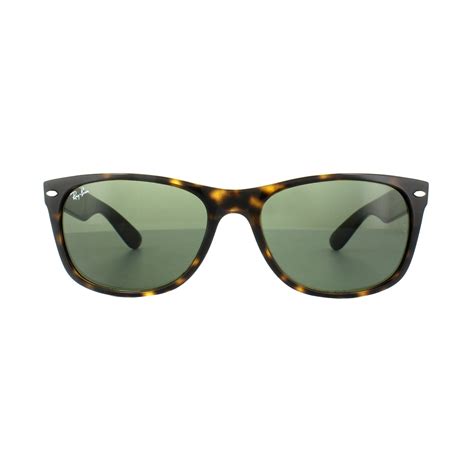 ray ban sunglasses new wayfarer 2132 902 tortoise green 58mm