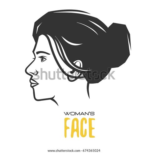 Face Black White Vector Object Stock Vector Royalty Free 674365024