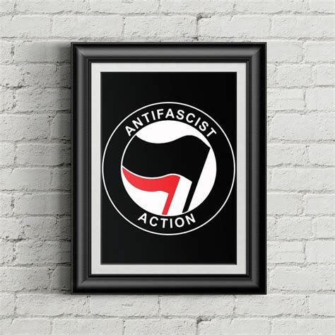 Antifa Poster Etsy