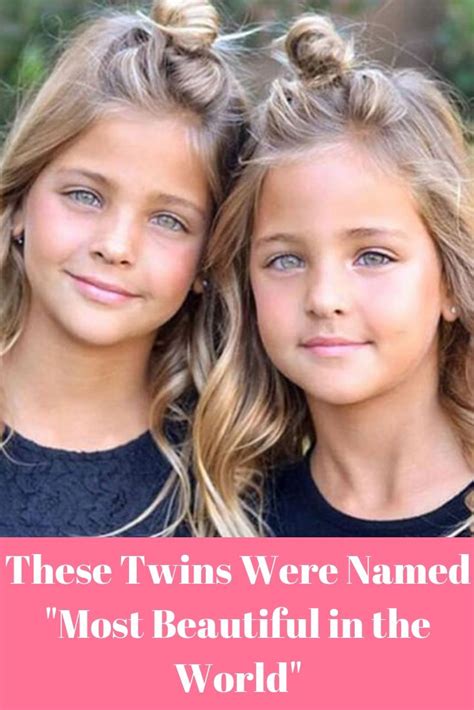 These Twins Were Named The Most Beautiful Twins In Th