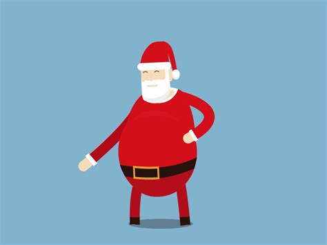 Dancing Santa Christmas Animated  Merry Christmas Animation