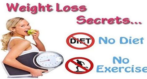 How To Lose Weight Fast Without Exercise Or Diet Pills Healthy Food