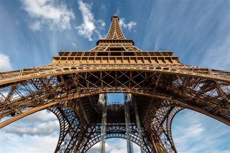 Eiffel Tower View From The Ground Paris France Anshar Images