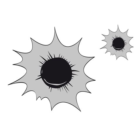 Bullet Hole Vector Free At Getdrawings Free Download