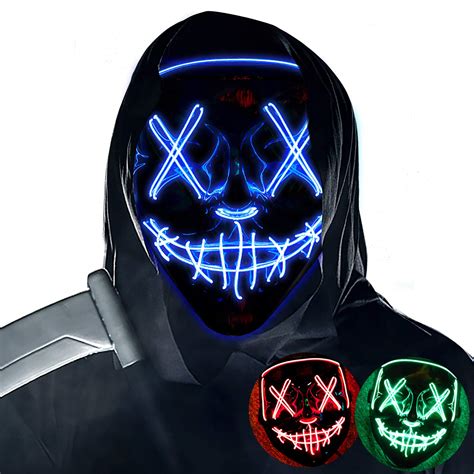 buy purge light up halloween led light up s y for festival cosplay halloween costume masquerade