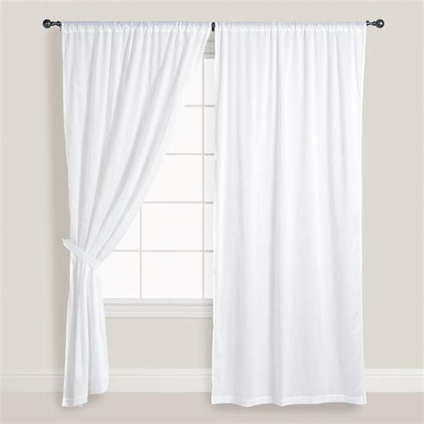 Plain White Cotton Window Curtain Size 140 X 250 Cm Rs 1000 Set