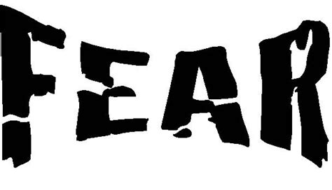 Fear Wordart