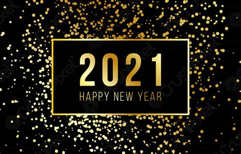 Luxury 2021 Happy New Year Elegant Design Vector Illustration Of