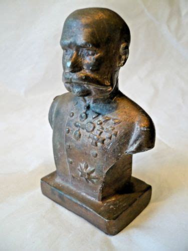 Art Sculpture Emperor Franz Joseph I Of Austria Metal Bust