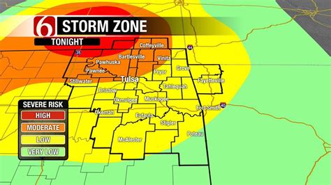 Severe Storms Hail Possible Across Northern Oklahoma