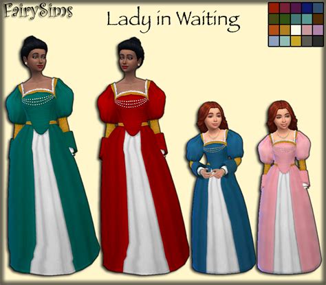Medieval Sims 4 Dresses
