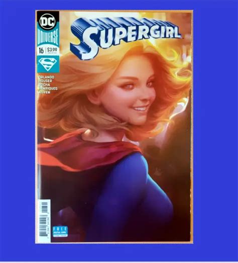 Supergirl 16 Stanley Artgerm Lau Variant Rebirth Dc Comics Vfnm 650