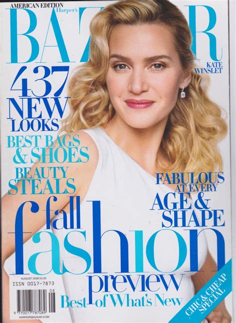 Harpers Bazaar Magazine Kate Winslet Magazine Canteen