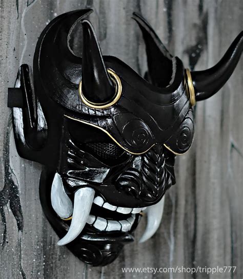 Cool Badass Face Masquerade Mask For Men Samurai Assassin Etsy