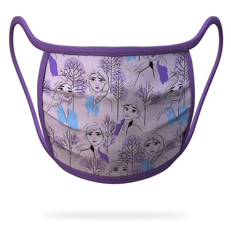 Adult Large Disney Princess And Frozen Cloth Face Masks 4 Pack Set