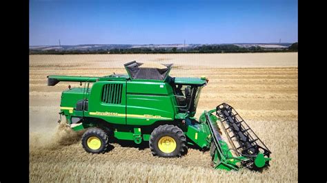 John Deere Combine 9780i Cts Hill Master Youtube