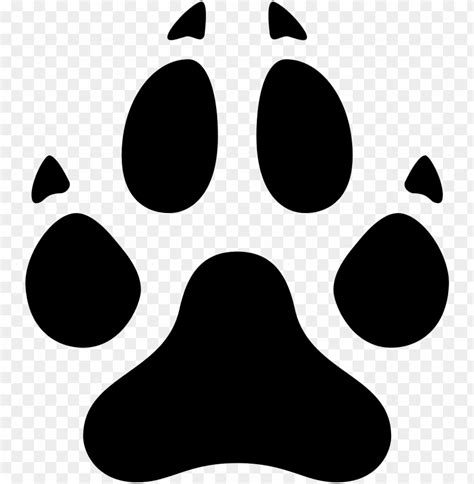 Download Dog Paw Icon Wolf Paw Print Png Free Png Images Toppng