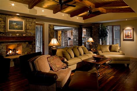 Living Room Custom Ranch Home Home House Interior Ranch House