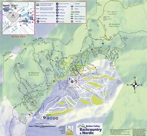 bolton valley trail map vertical drop stats profile ny ski directory