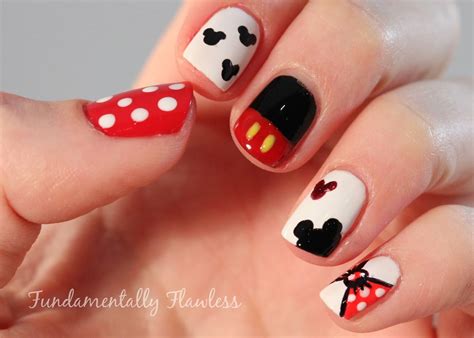 Mickey Party Nail Mickey Nails Minnie Mouse Nails Nail Art Disney