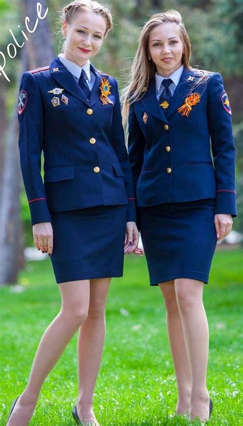 Two Officers In Dress Uniforms 女性警察官 コスプレ 衣装 女性 ミリタリー