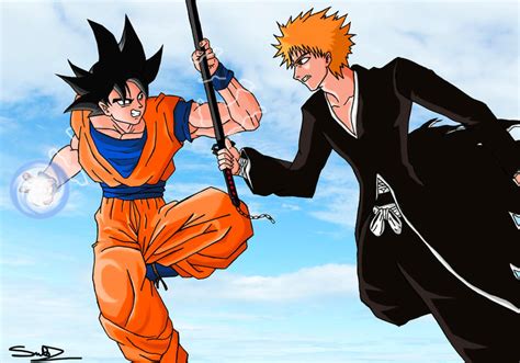 Goku Vs Ichigo By Sub Z On Deviantart