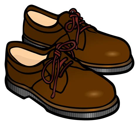 Clip Art Brown Shoes Cliparts
